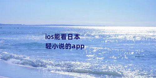 ios能看日本轻小说的app