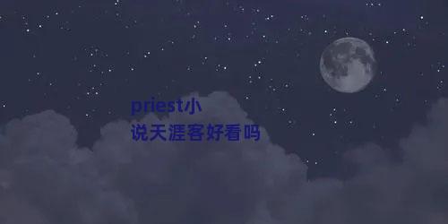 priest小说天涯客好看吗