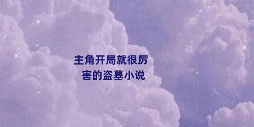 主角开局就很厉害的盗墓小说