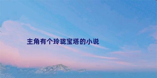 主角有个玲珑宝塔的小说