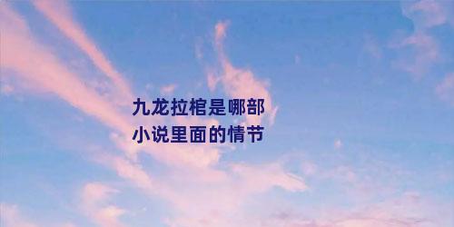 九龙拉棺是哪部小说里面的情节