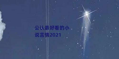 公认最好看的小说言情2021