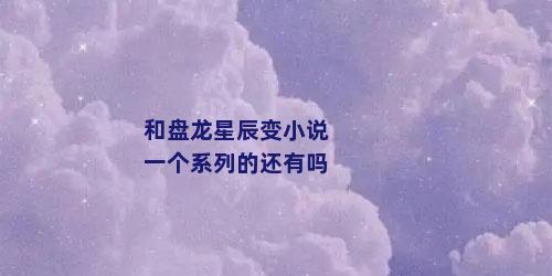 和盘龙星辰变小说一个系列的还有吗
