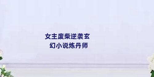 女主废柴逆袭玄幻小说炼丹师