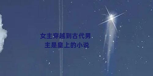 女主穿越到古代男主是皇上的小说