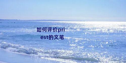 如何评价priest的文笔