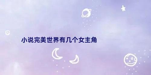 小说完美世界有几个女主角