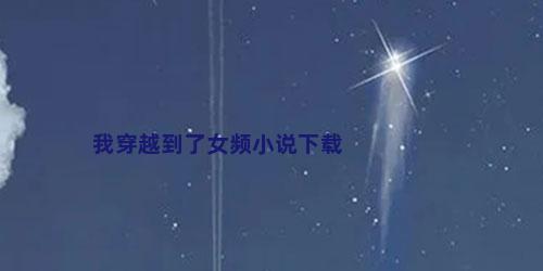 我穿越到了女频小说下载