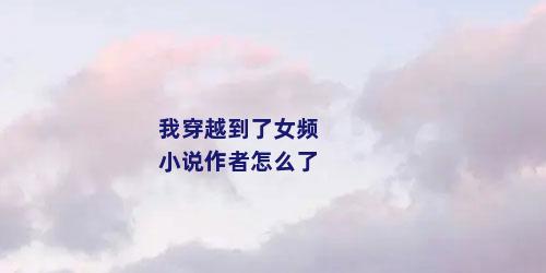 我穿越到了女频小说作者怎么了