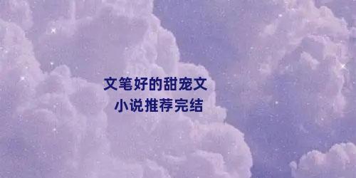 文笔好的甜宠文小说推荐完结