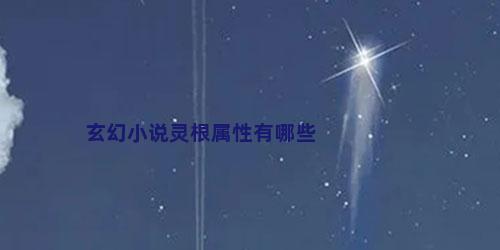 玄幻小说灵根属性有哪些