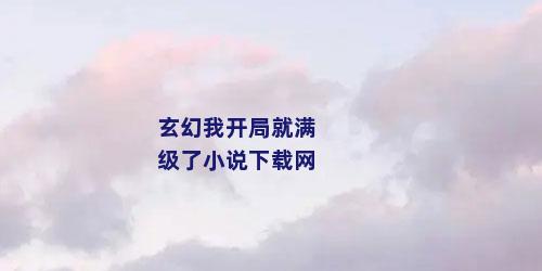 玄幻我开局就满级了小说下载网