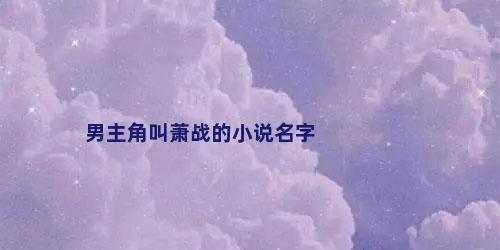 男主角叫萧战的小说名字