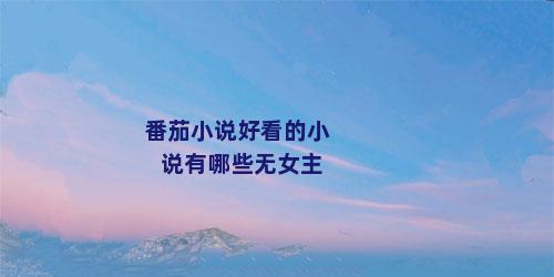 番茄小说好看的小说有哪些无女主