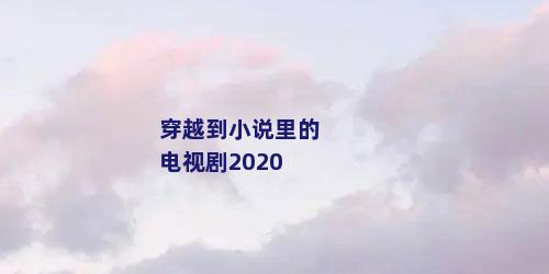 穿越到小说里的电视剧2020