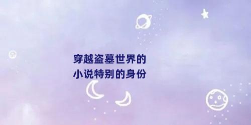 穿越盗墓世界的小说特别的身份
