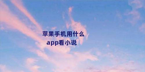 苹果手机用什么app看小说
